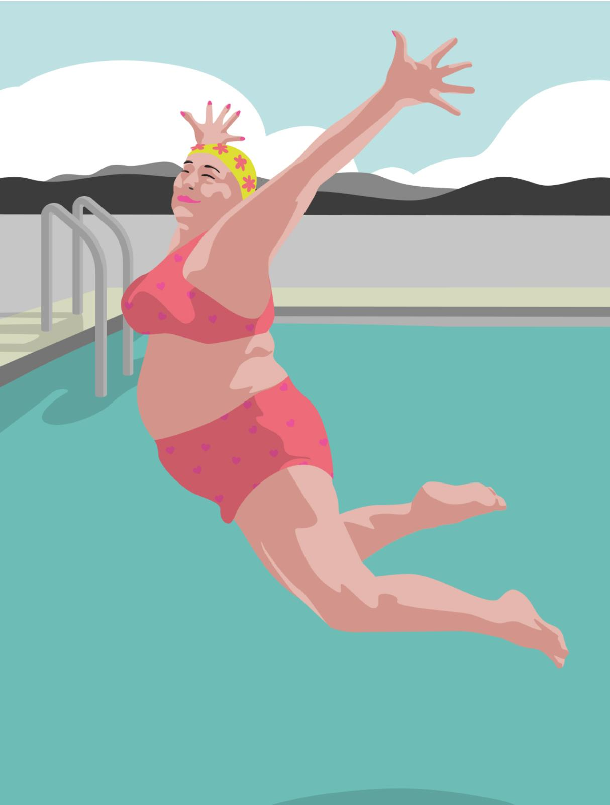 Illustration – Mut zum Sprung ins Coaching